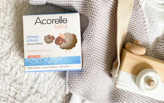 Eponge Konjac Bébé Acorelle